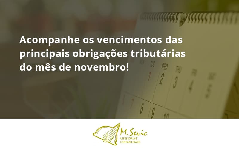 Acompanhe Os Vencimentos Msevic - Escritório de Contabilidade em São Paulo | M. Sevic Assessoria e Contabilidade